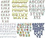 Floral Alphabets (image for) Floral Alphabets